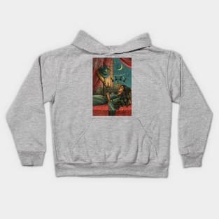 Everyday Witch Tarot - Four of Swords Kids Hoodie